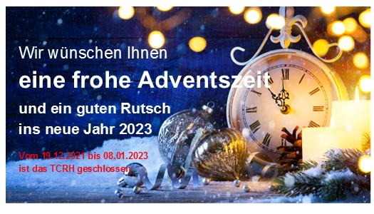 Wir wünschen Euch eine frohe Adventszeit und einen guten Rutsch